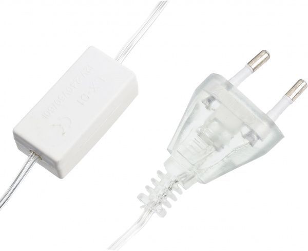 Электрогирлянда линейная внутренняя встроенный светодиод (LED) 20 ламп 5,7м Сосульки синие ILD020B-AY/IC