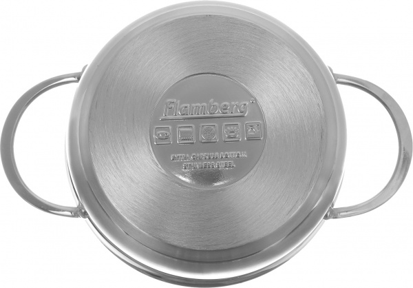 Кастрюля с крышкой Sonata 3,0 л Flamberg