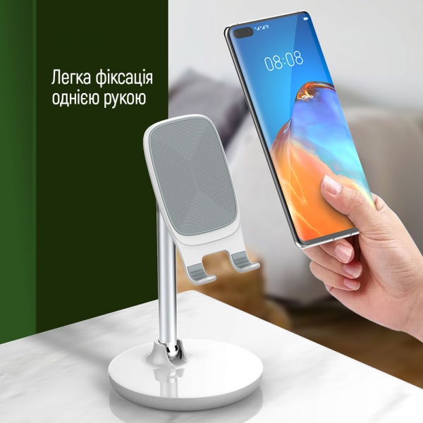Підставка - тримач для смартфона і планшета Desk Stand ColorWay (CW-SH013-BK) чорний