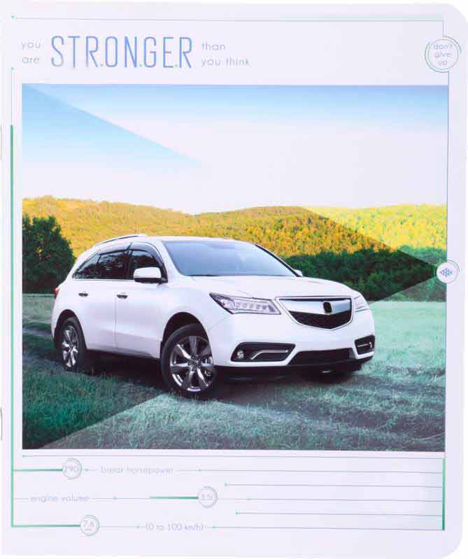 Тетрадь школьная 24 листа в клетку УФ-лак в ассортименте