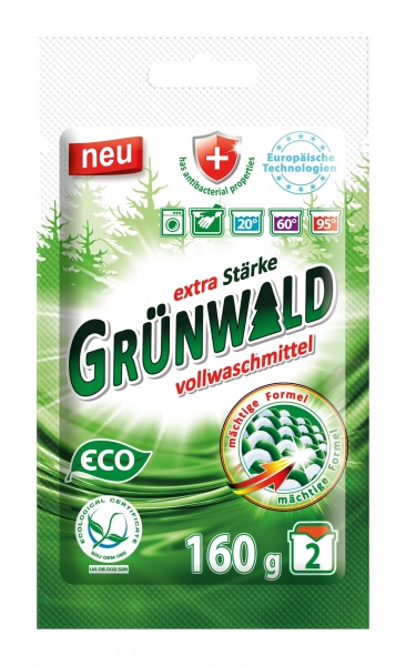 Порошок для машинной и ручной стирки Grunwald универсальный 0,16 кг 