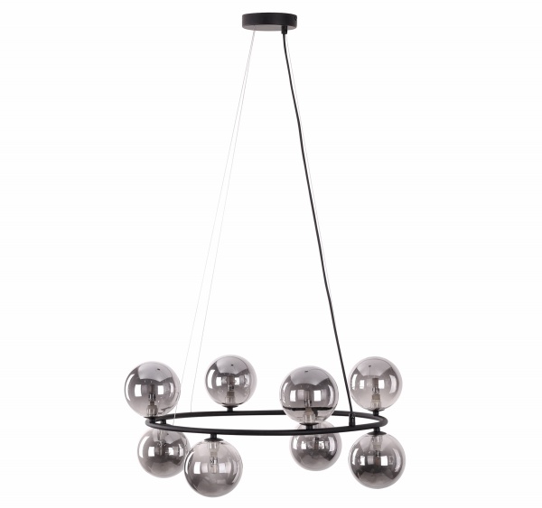 Люстра TK Lighting ANABELLE 6844 8xG9 димчатий 