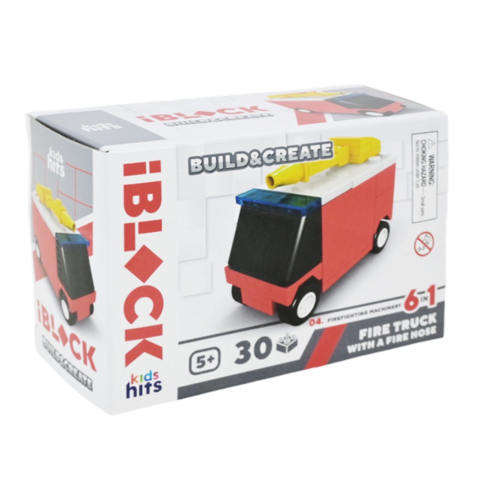 Игрушка-конструктор Iblock Kids hits JUNIOR Пожарная (в ассортименте) KH51/004