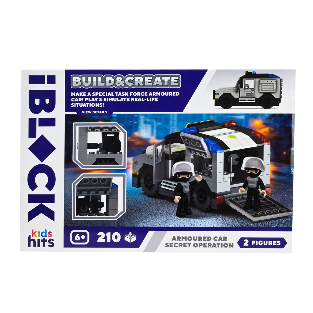 Игрушка-конструктор Shantou Kids hits IBLOCK JUNIOR 210 дет. KH42/004/4