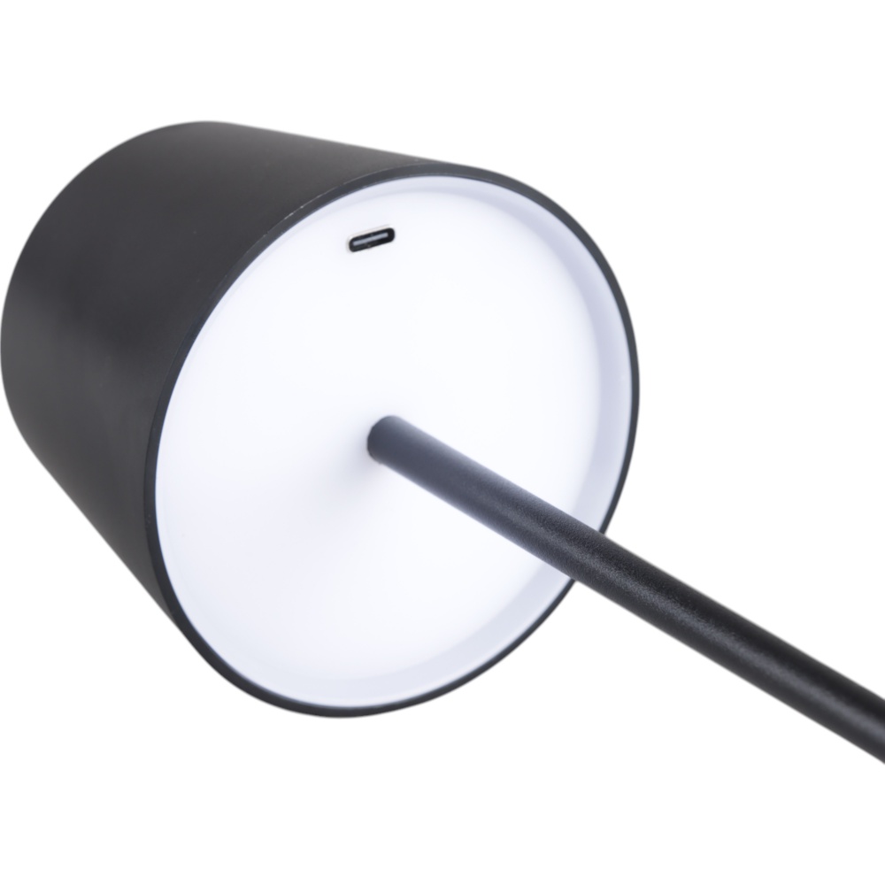 Настольная лампа аккумуляторная Sensio Deco 1x5 Вт черный LP-249550BK