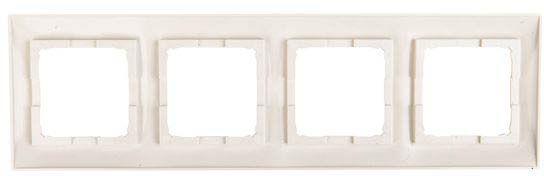 Рамка четырехместная Simon Premium универсальная крем DR4/41