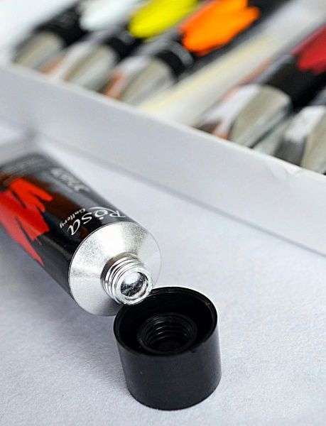 Набір фарб акрилових 12 кольорів 20 мл ROSA Gallery