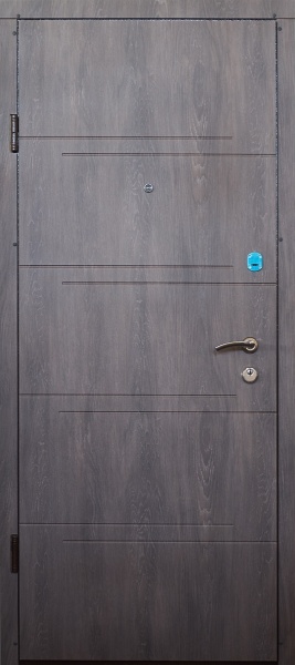 Дверь входная Медведь М-2 дуб шато 2040x850 мм левая