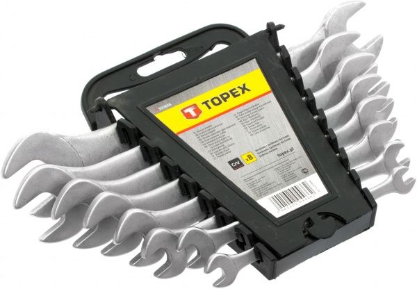 Набор ключей рожковых Topex 35D656