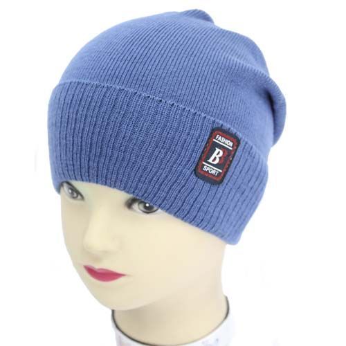 Шапка для хлопчиків Luna Kids 9770 р.50-52 синій 2335 
