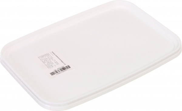 Кришка Пласт-Бокс прямокутна для відра 2,5 л білий 