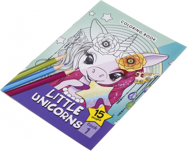 Раскраска Art studio of happiness 148х210 мм А4 в ассортименте