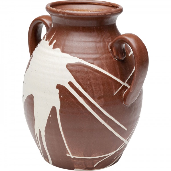 Ваза KARE Design Мара 23 см коричневый 