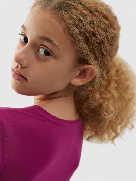 Футболка 4F TSHIRT F0816 4FJAW23TTSHF0816-53S р.140 розовый