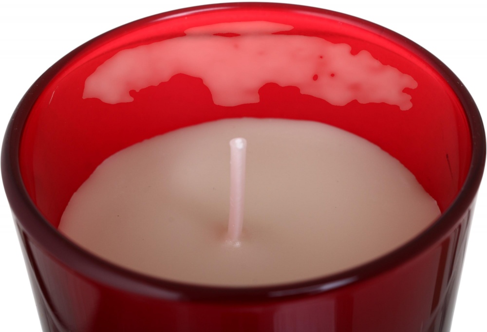 Свічка ароматична Sensio в склі Warm Wishes, червона, ТМ Sensio