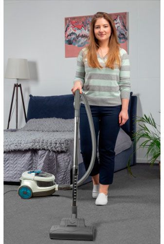 Пылесос Mirta без мешка VC-6752P Eco design Power cyclone 3AAA white 