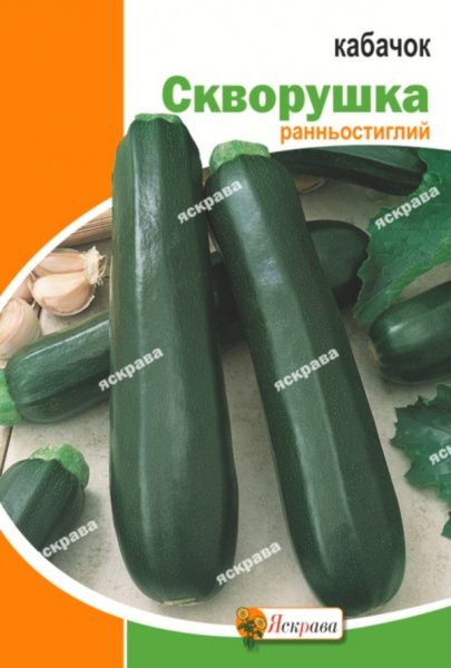 Семена Яскрава кабачок Скворушка Цуккини пакет гигант 20г (4823069803254)