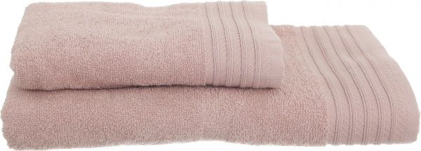 Набор полотенец махровых 2 шт. Soft розовый Durutex 