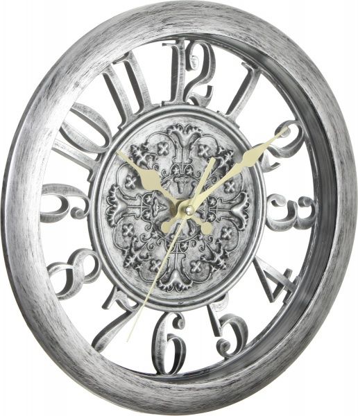 Часы настенные Skeleton 28x4 см стальной