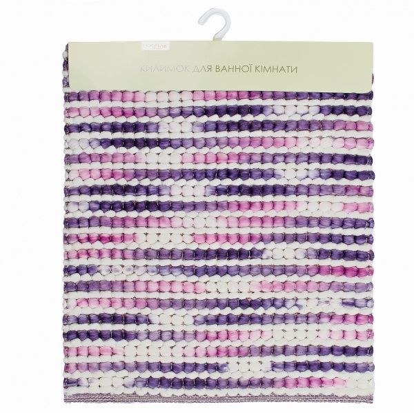 Коврик для ванной Home Line Strokes 55х65 см сиреневый