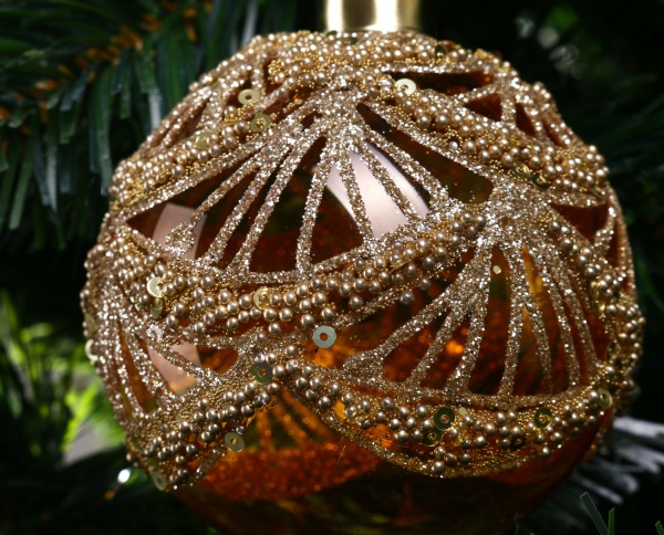 Шар новогодний 80 мм в ассортименте ABT620890