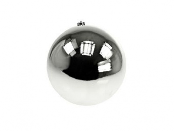 Куля новорічна 9897 срібний