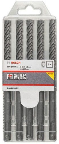 Набор буров Bosch 5X SDS-plus 5 шт. 2608833911