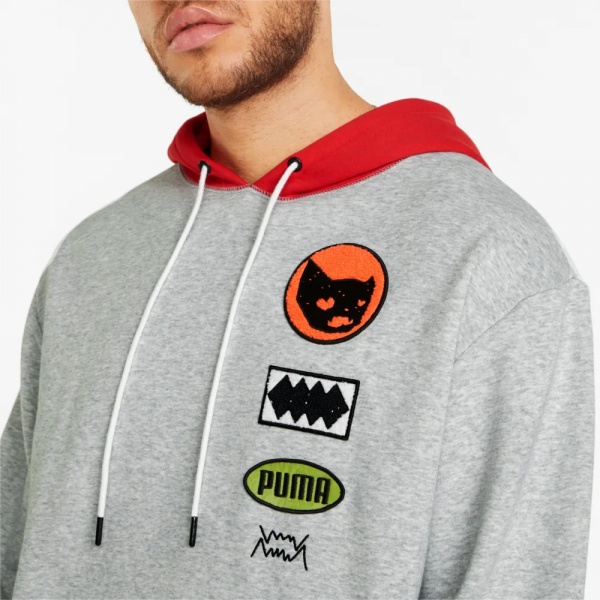 Джемпер Puma PLAYBOOK PULLOVER 53418801 р. L сірий