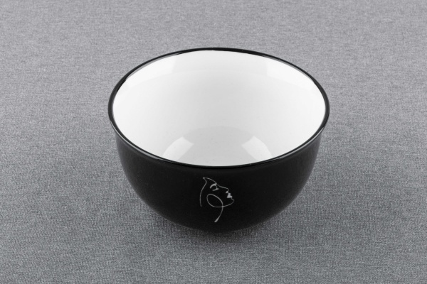 Салатник Lady in black 135 мм фарфор Vittora