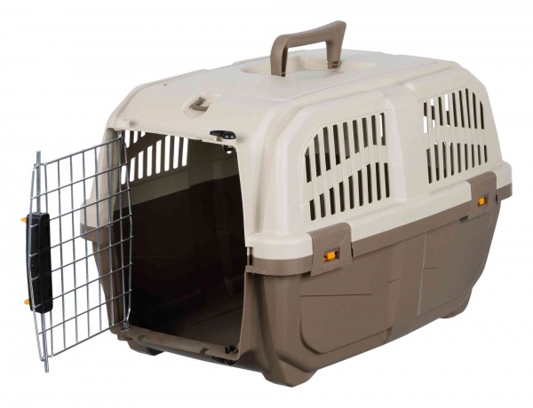 Переноска Trixie для собак Skudo 3 коричневая/песочная до 24 кг S 40 x 39 x 60 см 39741 
