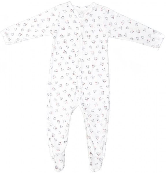 Комбинезон Фламинго Комбінезон ясельний машинки (68 - 44, білий/сірий) 512-1009-9 (22285910) р.68 512-1009-9 