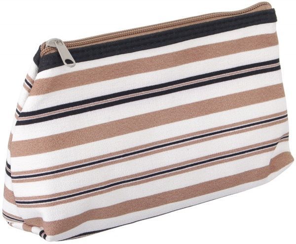 Набір косметичок Смужка класік 3 шт B107-10 коричневий 