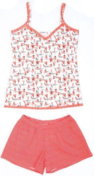 Комплект жіночий Roksana Bloom 803/16343 р. L кораловий 