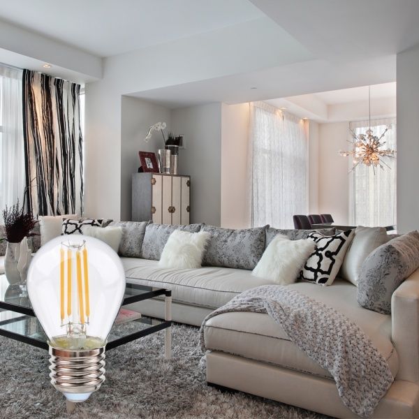 Лампа світлодіодна LightMaster FIL Deco 6,5 Вт E27 4000 К 220 В прозора LB-657 