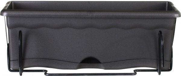 Комплект балконний пластиковий Plastiken Terra Jardinera P51 прямокутний антрацит 