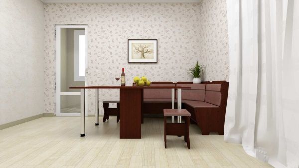 Стіл-книжка Компаніт 2 горіх 