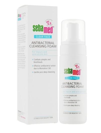 Пенка для умывания Sebamed очищающая против угрей 150 мл