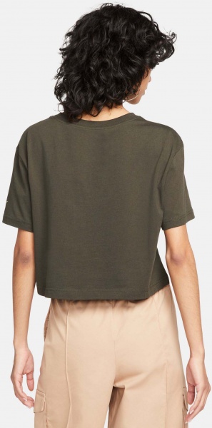 Футболка Nike TEE CROP FW DQ3309-355 р.S сірий