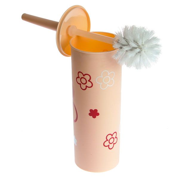 Ершик для унитаза Vanstore Цветок красный