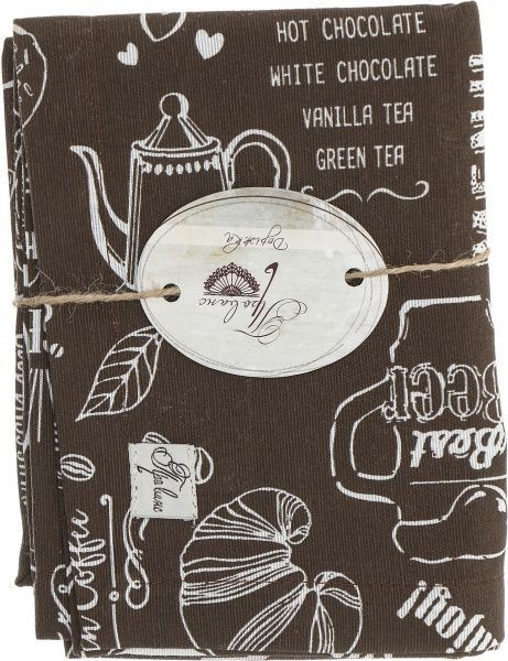 Дорожка Brown Breakfast 40x120 см коричневый Прованс 