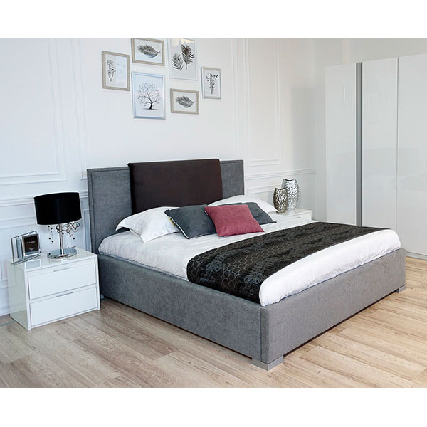 Кровать Embawood Ажур 160x200 см серая