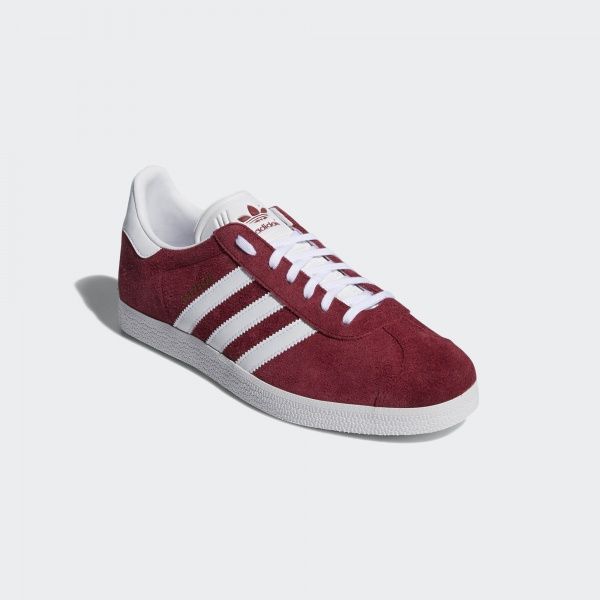 Кроссовки Adidas B41645 GAZELLE B41645 р.11 бордовый