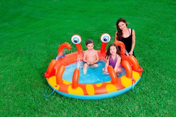 Бассейн надувной Bestway игровой Краб