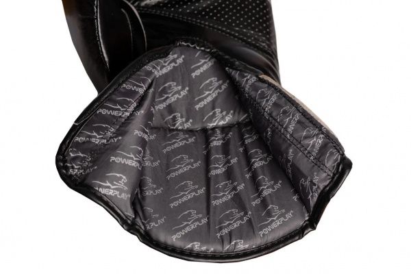 Боксерские перчатки PowerPlay р. 14 14oz 3016_14 черно-салатовый