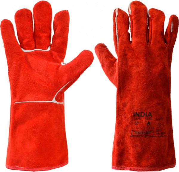 Краги Trident INDIA с покрытием спилок 2XL (11) 8674