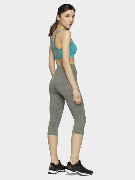 Лосины 4F NOSH4-SPDF002-24M р.L серый меланж