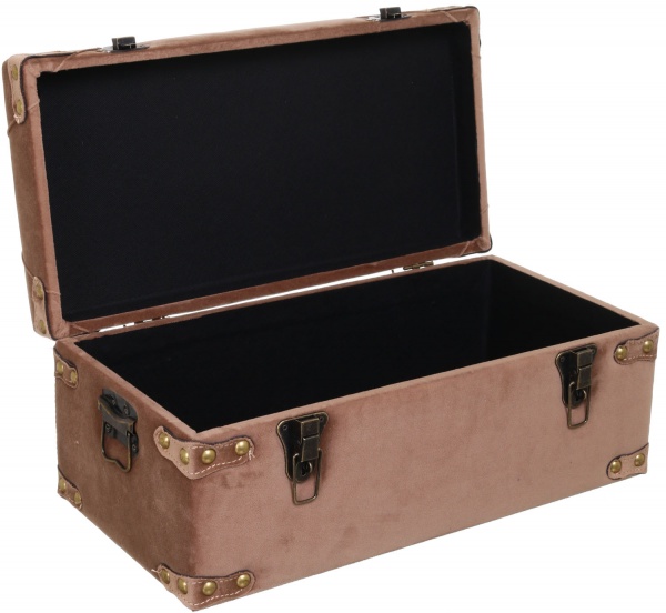 Скриня-пуф Велюр латте 50х25х23 см 