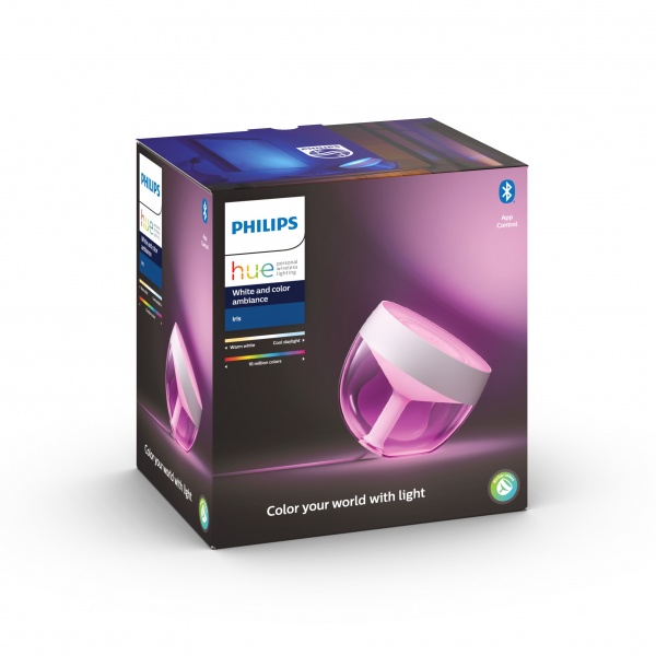 Умная лампа Philips Hue Iris 2000K-6500K Color Bluetooth 8,1 Вт белый 929002376101 