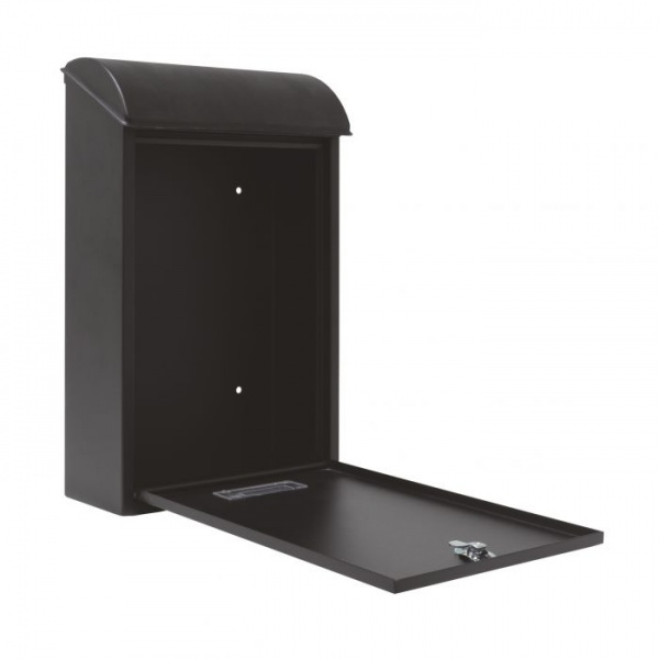 Поштова скринька Amig модель 2 400х250х100 мм чорна