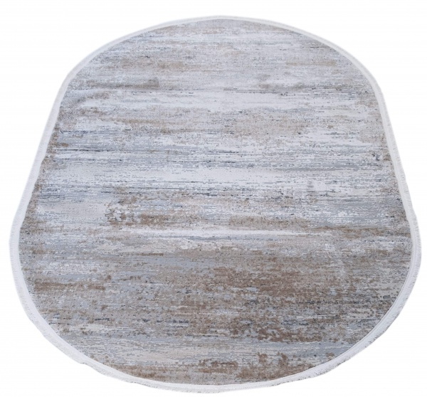 Ковер Empera Hali INVISTA T823A O CREAM/CREAM 80х150 см 